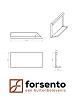 Module+ Corten hoekpaneel-R UITW. B 90x42cm