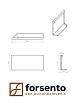 Module+ Corten hoekpaneel-L UITW. B 90x42cm