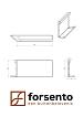 Module+ Corten hoekpaneel-L INW. C 90x42cm