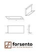 Module+ Corten Paneel-L E 90x42cm