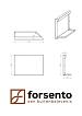Module+ Corten hoekpaneel-R UITW. B 60x42cm