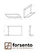 Module+ Corten Paneel-L E 60x42cm