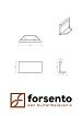 Module+ Corten Paneel D recht 60x28cm