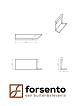 Module+ Corten hoekpaneel-R INW. C 60x42cm