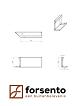 Module+ Corten Hoekpaneel-L INW. C 60x28cm