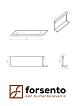 Module+ Corten Paneel-R E 90x28cm