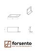 Module+ Corten Paneel-R E 60x28cm
