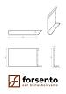 Module+ Corten hoekpaneel-R INW. C 90x56cm