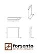 Module+ Corten hoekpaneel-R INW. C 90x56cm