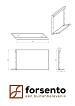 Module+ Corten Paneel-L E 90x56cm