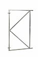 Stalen Poortframe verzinkt verst. 100x180cm hor.