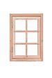 Douglas Uitzetraam 6-ruits 90x71cm blank