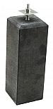 Betonpoer Antraciet L vierk. 18/15x18/15x50cm