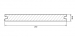 Fundeck Harmony Cedar massief 2,3x21cm lengte 390cm