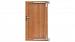 Hardhouten Poort enkel vert. 100x180cm incl. beslag