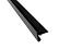 Aluminium Daktrim RAL9005 Zwart recht 4,5cm 250cm