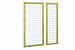 Grenen Draadscherm in kader 90x180cm