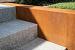 Muurelement Corten overzetstuk 150x30x15,8cm