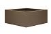 Bloembak Supra Bruin vlak 90x90x60cm