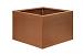 Plantenbak Corten vlak 60x60x40cm
