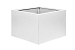 Bloembak Wit vlak 60x60x40cm