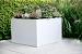 Plantenbak Wit vlak 90x90x60cm