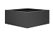 Bloembak Antraciet vlak 90x90x40cm