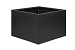 Plantenbak Grafiet Zwart vlak 60x60x60cm