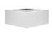 Plantenbak Wit vlak 90x90x40cm