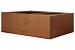 Plantenbak Corten vlak 210x300x40cm
