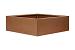 Bloembak Corten vlak 180x180x60cm
