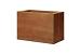 Bloembak Corten vlak 30x60x60cm