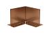 Kantopsluiting Double FLG Corten hoek INW. 16,5cm