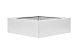 Plantenbak Wit vlak 150x150x60cm