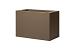 Bloembak Supra Bruin vlak 30x60x40cm