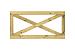 Grenen Boerenland hek 75x150cm