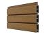WPC Scherm Modern Teak 180x180cm (incl. 12st. board/u-lijst./connect./stab. lijst)