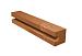 Douglas Paal + sponning eind 9,5x9,5x300cm