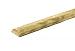 Grenen Regel half rond 8x250cm