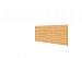 Achterwand Zw. Rabat gesl. dubbelz. t.b.v. kapschuur Comfort blank