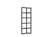 Trellis t.b.v. Douglasvision buitenverblijf Comfort, 89 x 224 cm, zwart geïmpregneerd