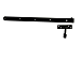 Verstelbare Heng + duim zwart 70cm