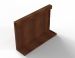 Module+ Corten Paneel A recht 60x42cm