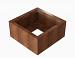 Bloembak Module+ Corten 60x60x28cm