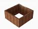Bloembak Module+ Corten 90x90x42cm