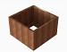 Bloembak Module+ Corten 90x90x56cm