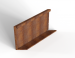 Module+ Corten Paneel-L E 90x56cm