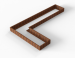 Plantenbak Module+ Corten L-vorm 90x450x270x28cm