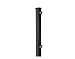 Paal Antra. hoek 4x6x260cm t.b.v. mat 200cm *