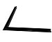 Aluminium Daktrim RAL9005 Zwart hoek 4,5cm 50x50cm